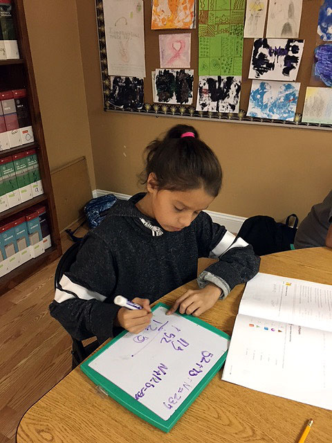 Student Working